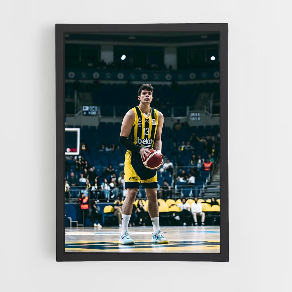 Poster Fenerbahce basketball parquet (vue 2)